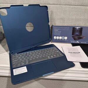 Wireless keyboard case for Apple iPad Pro 12.9 inch, 3rd, 4th, 5th, 6th gen